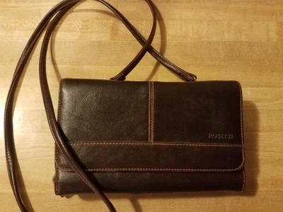 Rosetti Faux Leather Women’s Wallet Purse Zip Brown - Image 1 of 4