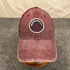 Legacy Washington DC Capitol Snapback Cap Adult Adjustable Red Mesh Back Hat - Foto 1 di 9