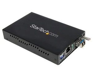 STARTECH 1000 Mbps Gigabit Monomode Fibre Media Convertisseur LC 40 km, Montable - Photo 1/1