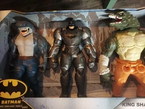 DC Comics Batman Giant Series 12" Action Figure Set - 3pk NIB Killer Croc Batman - Picture 1 of 5