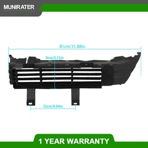 Radiator Active Grille Shutter Lower For 2020 2021 2022 Nissan Sentra W/O Motor - Picture 1 of 11