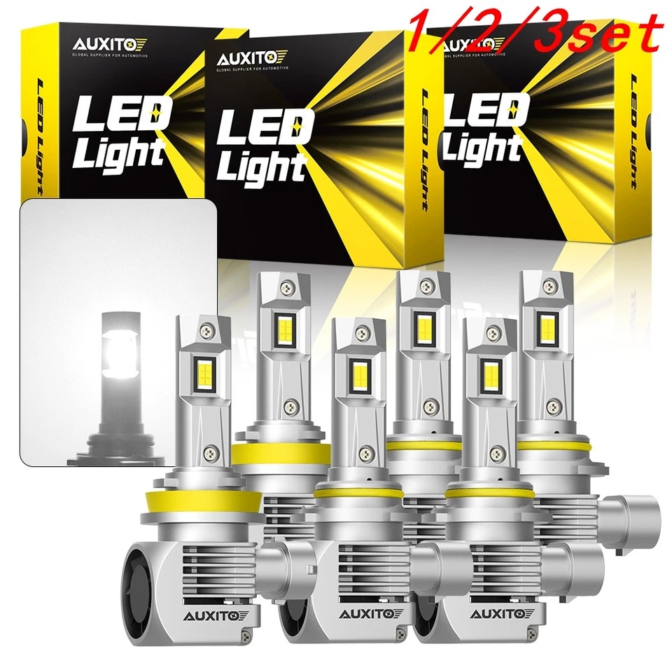 1/2set Combo 9005+9006+H11 LED Headlight Fog Light High Low Beam Bulb White NEW - Image 1 of 1