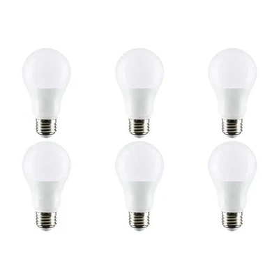 SATCO 9.8W - A19 LED - Omni-directional - 3000K - Medium base - 120V - 6PK - Image 1 of 4