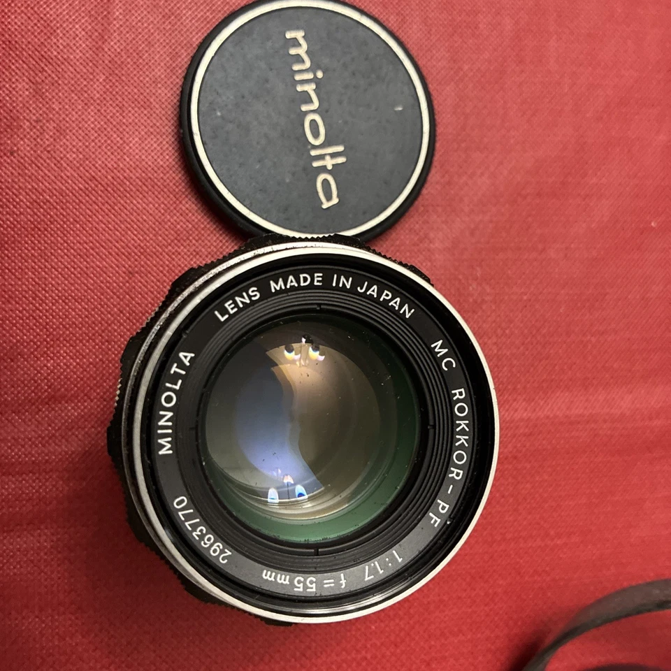 Minolta MD Rokkor-X 55 mm  F/1.7 Manual Focus Made In Japan 55mm - Image 1 of 3