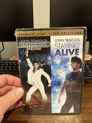 Saturday Night Fever (1977) / Staying Alive (1983) (DVD 2007) New! John Travolta Foto 1 de 3