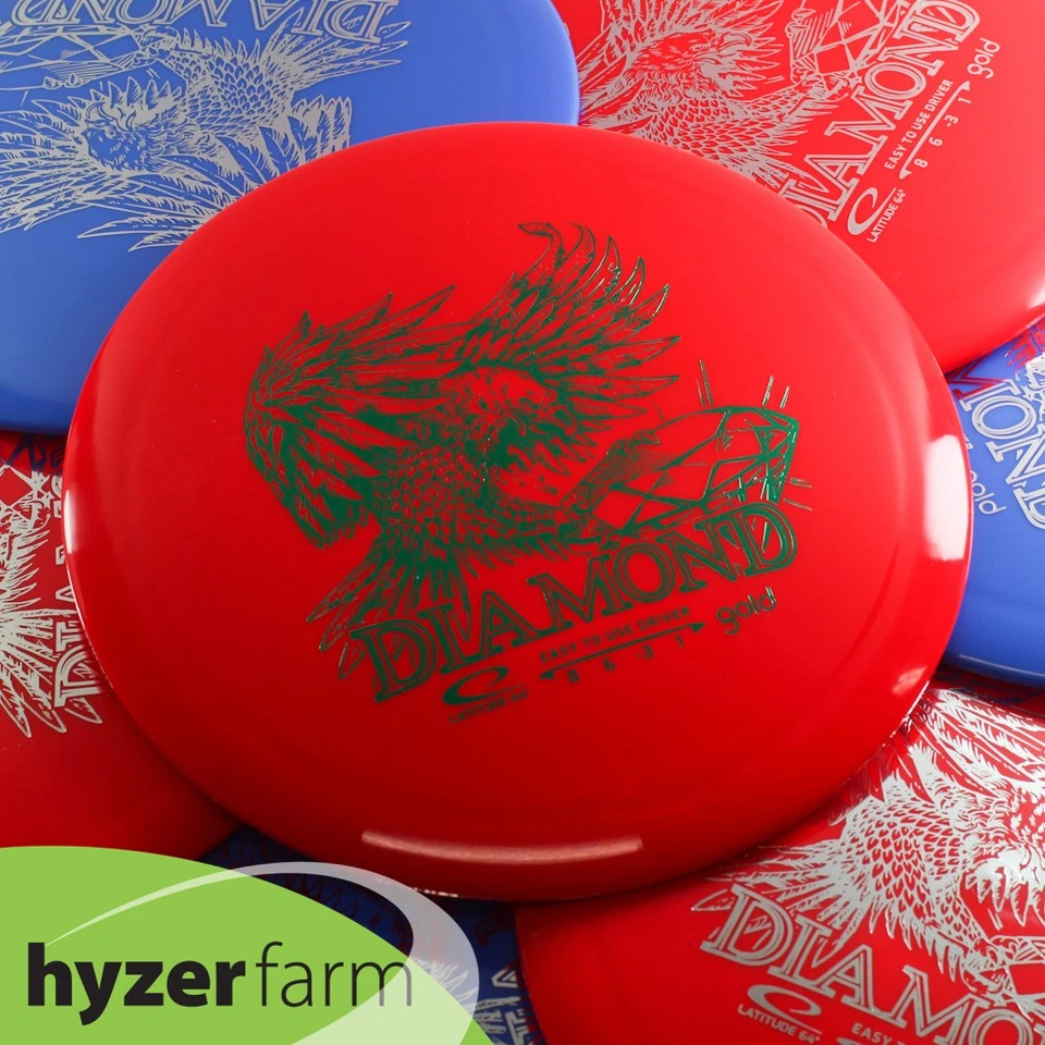 Controlador de disco de golf Hyzer Farm Latitude 64 ORO DIAMANTE *elige peso y color* Foto 1 de 1