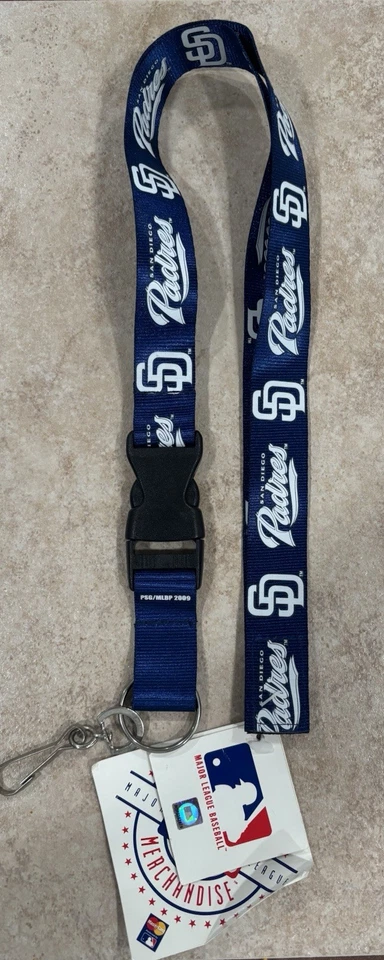 San Diego Padres Lanyard Blue New! - Image 1 of 1