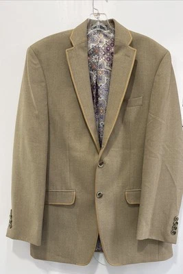 Van Heusen Studio Tan Sport Coat Blazer Suit Jacket Size 38R - Image 1 of 4