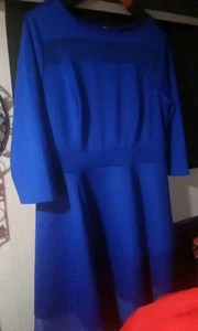 Lane Bryant Royal Blue Dress Size 22/24 - Picture 1 of 7