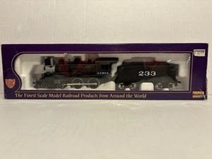HO IHC AMERICAN PREMIER 4-4-0 AT & SF TOPEKA & SANTA FE #233 STEAM LOCOMOTIVE - Picture 1 of 9