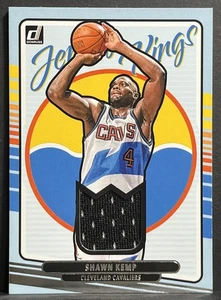 Camiseta deportiva 2020-21 Panini Donruss - Shawn Kemp Kings #JK-SKM Swatch MEM Cavs - Imagen 1 de 2