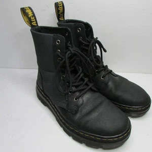 Dr. Martens Combs Tech II Boots Mens 7 Black Unisex Womens 8 - Picture 1 of 7