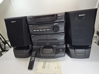 SONY HCD/LBT - G2500 VINTAGE - 5 CD - Doble Cassette - Sistema estéreo - COMPLETO Foto 1 de 4