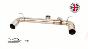 Stainless Exhaust Backbox Silencer Muffler Delete Section for BMW F20 F21 118i - Picture 1 of 6