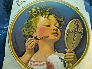 Norman Rockwell plate 5133S "Making Believe at the Mirror" with box & COA - Picture 1 of 3