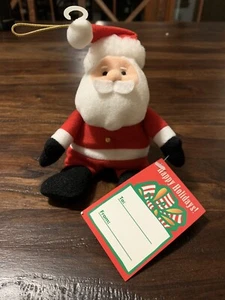 Christmas Holiday Ornament Santa Kris Kringle Stuffed - Picture 1 of 4