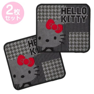 Hello Kitty car mat rear 2 piece set glen check 40 ×2 ×45cm set of 2 car mat2022 - Picture 1 of 4