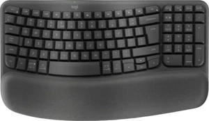 Logitech Wave Keys USB/Bluetooth Ergonomische Tastatur Business Büro QWERTY ENG - Bild 1 von 5