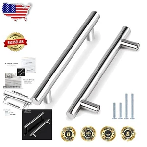 Lightweight & Sturdy 5-Inch Polished Chrome Pulls - 30 Pack for Renovation - Picture 1 of 9