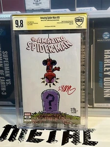 Amazing Spider-Man #26 Signed By Skottie Young Exclusive Variant Cover CBCS 9.8 - Picture 1 of 1