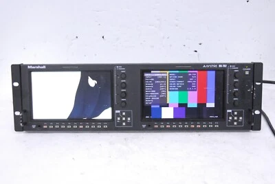 Marshall OR-702 ORCHID Dual 7″ 3RU Rack Mount Monitor - Read Description - Image 1 of 4