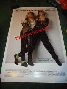 DESPERATELY SEEKING SUSAN - ORIGINAL SS ROLLED POSTER - MADONNA - Picture 1 of 1