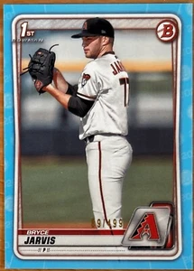2020 1st Bowman Draft Bryce Jarvis SKY BLUE Parallel #89/499 SP ZRC - Picture 1 of 1