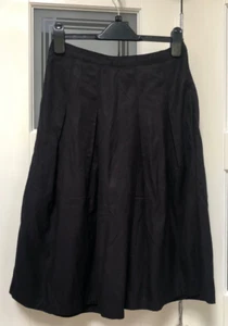 French Connection Women Black Knee Length Skirt, UK S, Hardly Used Condition - Picture 1 of 3