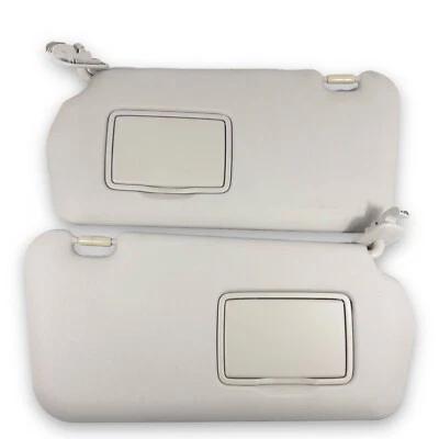 Par de parasoles laterales para conductor y pasajero Mazda 5 2008-2014 vinilo beige Foto 1 de 4