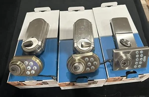 ⭐️ 3x set of Kwikset Smart Keypad Deadbolt Set ⭐️ - Picture 1 of 4