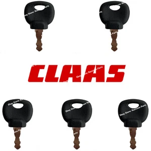 5 Claas Tractor Ignition Keys 013142 Combine harvester Telehandler Mower Forage - Picture 1 of 4