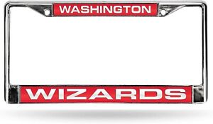 NBA Washington Wizards Metal License Plate Frame, New