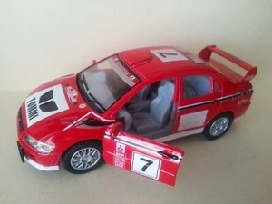 KINSMART MITSUBICHI LANCER EVOLUTION VII ROT 1/36 DIECAST CAR - Bild 1 von 8