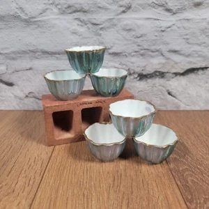 6 Japanese / Chinese Imari Ware Porcelain Sake Cups, Rice Wine Cups - Picture 1 of 10