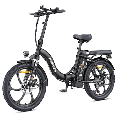 HillMiles E-Bike Pieghevole Bicicletta Elettrica 20 Pollice Fat Tire Bicicletta
