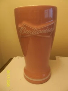 Rosa Anheuser Busch Budweiser Bierstein, Krug, Glas von Russ - Bild 1 von 6