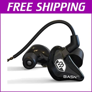 Complete In-Ear Monitor Headphones Kit for Musicians - Noise Cancellation, Black - Picture 1 of 10