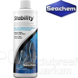 Bacterias de ciclo de acuario Stability Seachem de agua dulce/marina 500 ml - Imagen 1 de 1