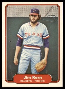 1982 Fleer Jim Kern #322 NM-MT / Better Texas Rangers