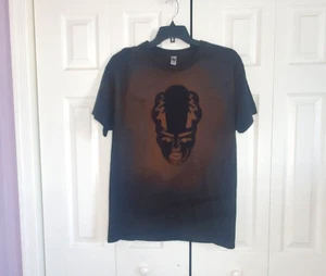 Bride Of Frankenstein T-Shirt Halloween Horror Rock Mens Lg Black Brown Tye Dye - Picture 1 of 5