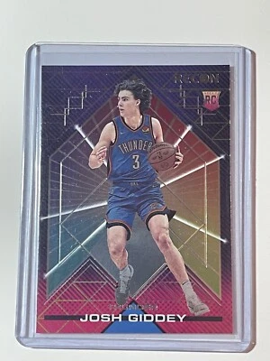2021-22 PANINI RECON ROOKIE JOSH GIDDEY OKLAHOMA CITY THUNDER BASKETBALL - Image 1 of 2