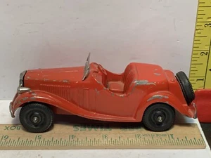 "NICE" 1950’s HUBLEY #432 5.75” DIECAST KIDDIE RED MG ROADSTER "NO TOUCHUP" - Picture 1 of 12