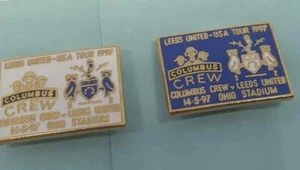 LUFC Pin Badge - USA Tour 1997 vs Columbus Crew 14/5/97 - sold separately - Picture 1 of 2