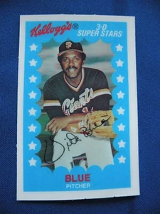 1982 Kellogg's 3-D super stars Vida Blue San Francisco Giants #63 - Picture 1 of 2