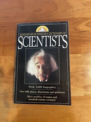 Random House Webster's Dictionary of Scientists 1st Edition Mint Exceptional New - Image 1 of 4