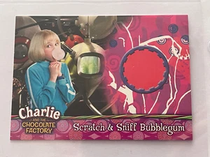 Artbox Charlie And The Chocolate Factory Card BT1 Scratch And Sniff Bubblegum - Picture 1 of 2
