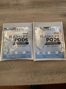 Redken Flash Lift Pods Up To 8 Level Hair Lightener W/Bonder In Lot of 2! 3 Each - Picture 1 of 2