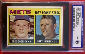 1967 TOPPS #287 METS ROOKIE STARS G. GOOSSEN & B. SHIRLEY ~ISA EX 5 # 287 - Picture 1 of 2