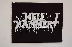 Hell Hammer Cloth Patch Black Metal Venom Celtic Frost Satyricon Bathory (CP236 - Picture 1 of 1