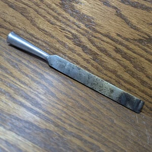 Antique James Warnock Co LTD 3/4 Chisel Blade Only Galt Canada – For Restoration - Imagen 1 de 13